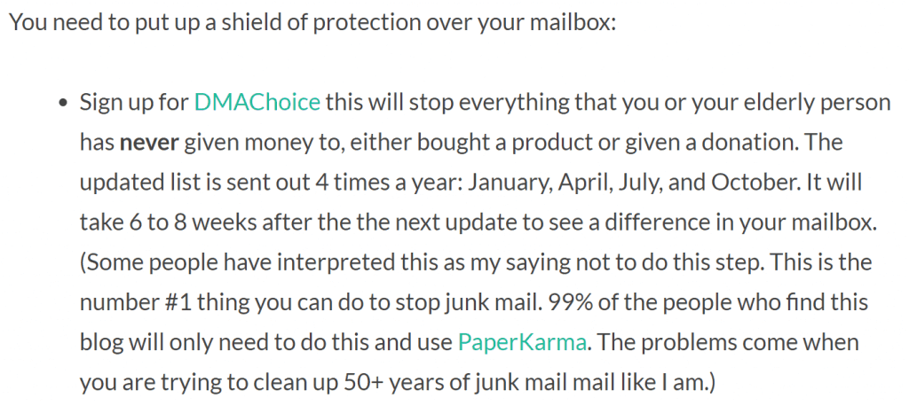 Drowning In Junk Mail Blog 2019