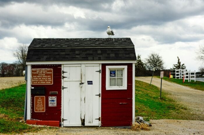 DMAchoice offers a do-not-mail list that works on an honor system, like the abandoned boat slip fee house pictured